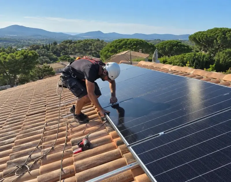 Installateur panneaux solaires Lavérune — pose photovoltaïque sur toiture