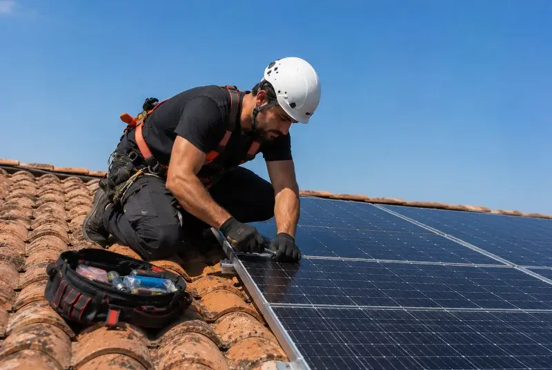 Maintenance et monitoring de panneaux solaires à Lavérune