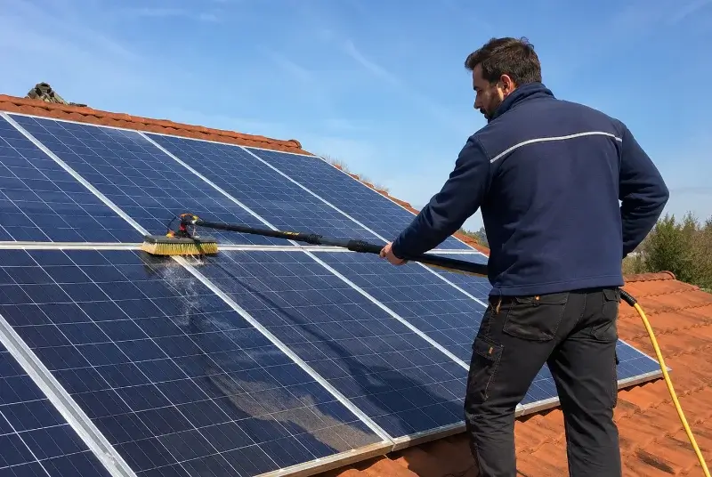 Nettoyage et entretien de panneaux solaires à Lavérune